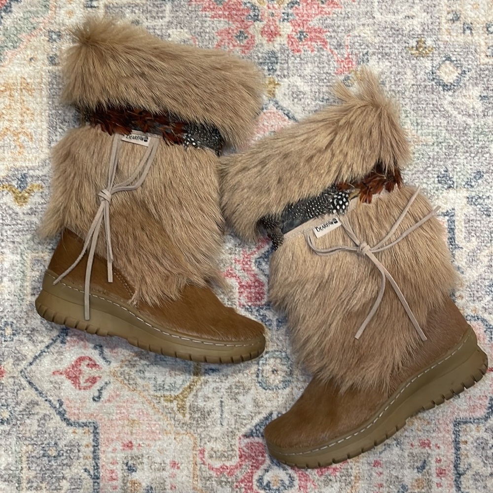 BearPaw Kola Goat Midcalf Boots